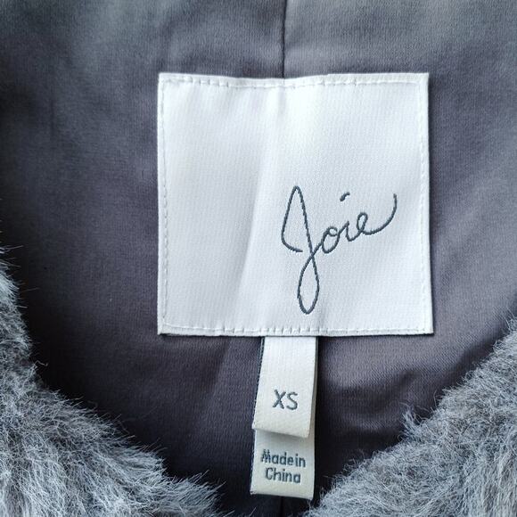 JOIE Sterling Faux Fur Vest XS Cottagecore Boho Dreamy Soft Fall Layering Piece - Picture 11 of 11